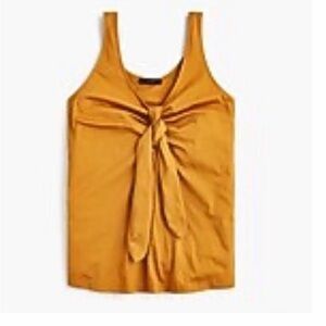 J. Crew Women's Golden Brandy Tie-Front Tank Top